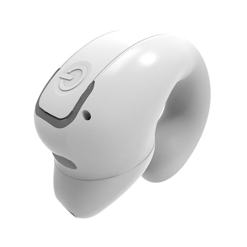New in-ear clip-on Bluetooth earphones with ultra-long battery life per earbud, available in China.